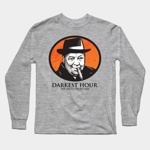 CHURCHILL Long Sleeve T-Shirt by theanomalius_merch